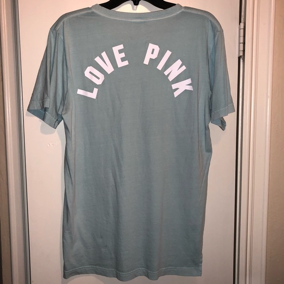 PINK Lace Up Tee - Picture 2 of 2